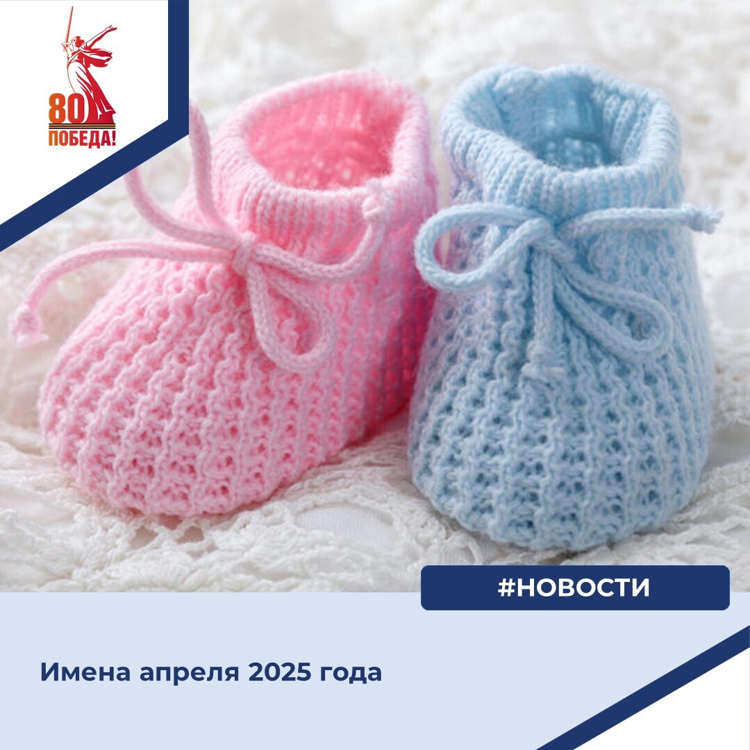 Имена апреля 2025 года.