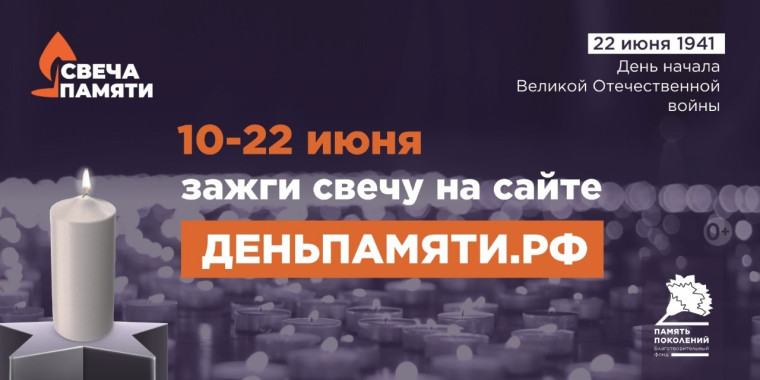 Всероссийская онлайн-акция «Свеча памяти». Всероссийская онлайн-акция «Свеча памяти».